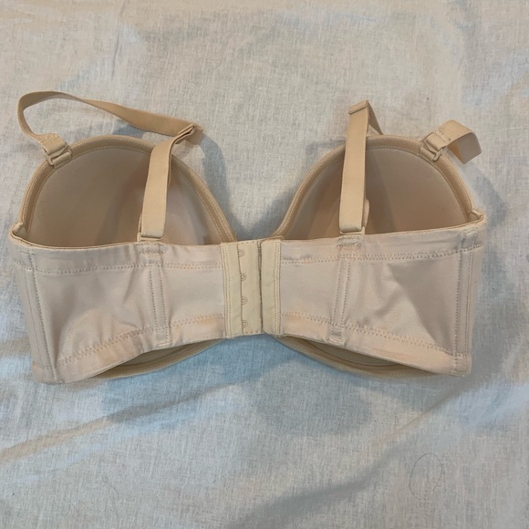 Wacoal Red Carpet Convertible Strapless Bra Size 36DDD #854119 Nude Beige - Picture 2 of 4
